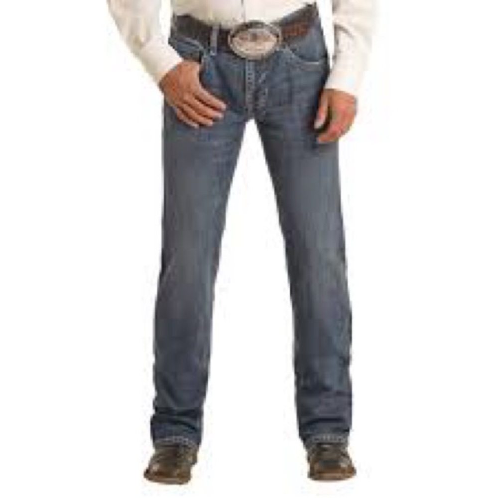 Rock & Roll Cowboy Men's Bootcut Jeans in Medium Blue Wash